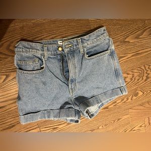 BOGO：American Apparels classic high waisted jeans shorts